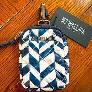 MZ Wallace Metro Link Pouch in Ocean Tile, Sold Out Color and Style! NWT